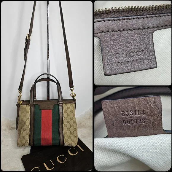 Gucci Rania Top Handle 2-Way Bag - Picture 3 of 17